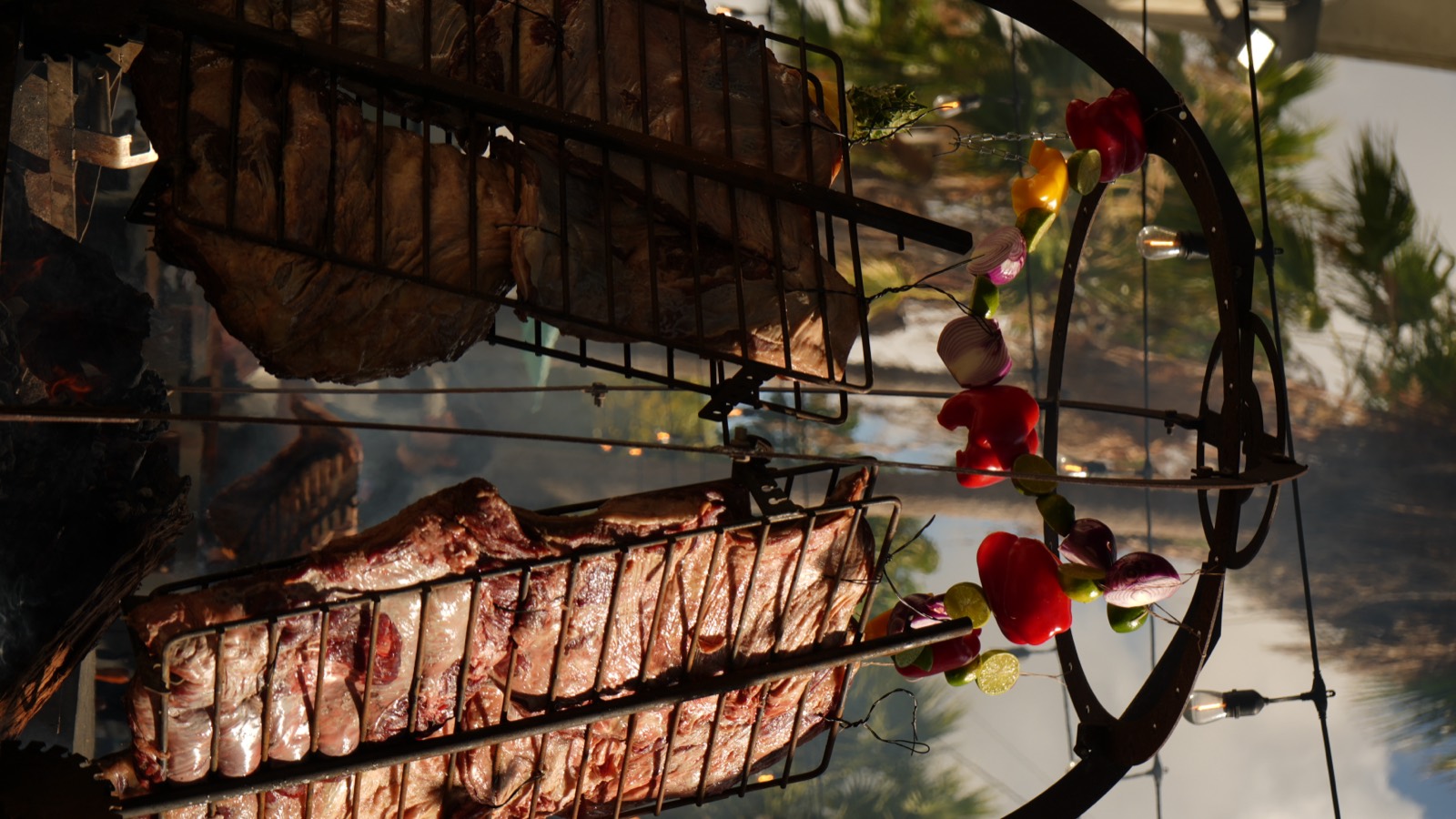 Asado on the cross for 800 guests